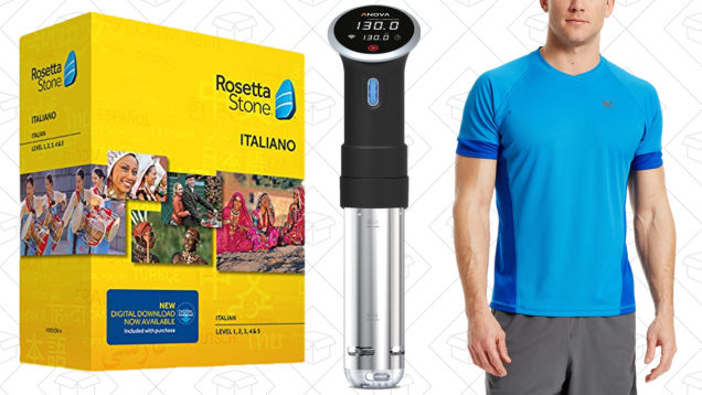Sunday's Best Deals: Mission Activewear, Rosetta Stone, Anova Sous-Vide, and More