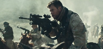 Chris Hemsworth Rides a Horse into War in First Trailer for '12 Strong'