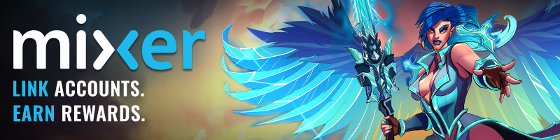 Smite Mixer Key Art Banner