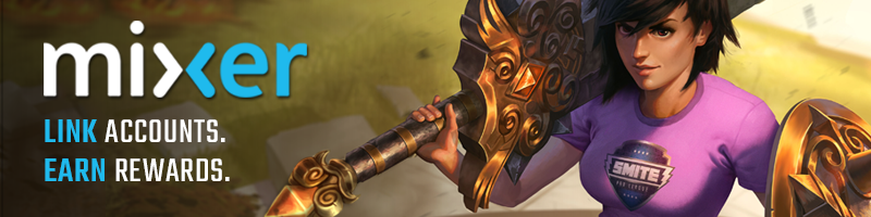 Smite Mixer Key Art Banner
