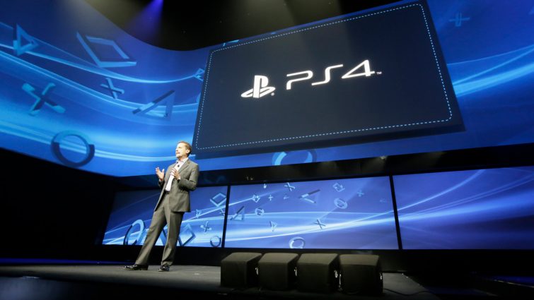 PS4 on stage