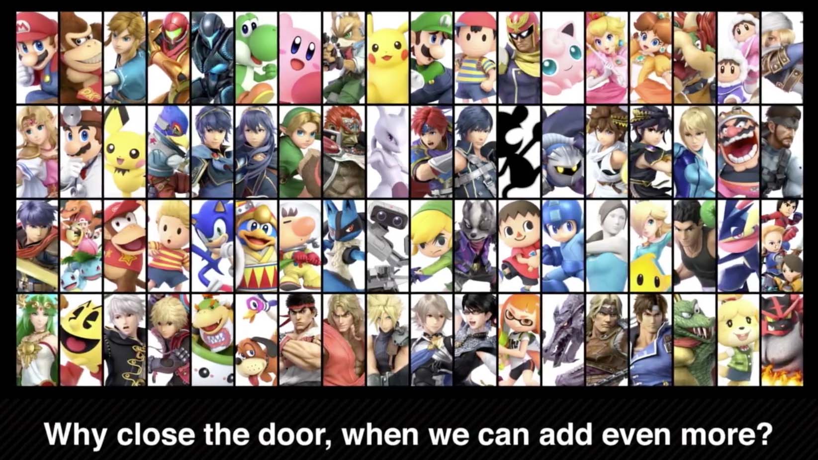 Super Smash Bros Ultimate full roster