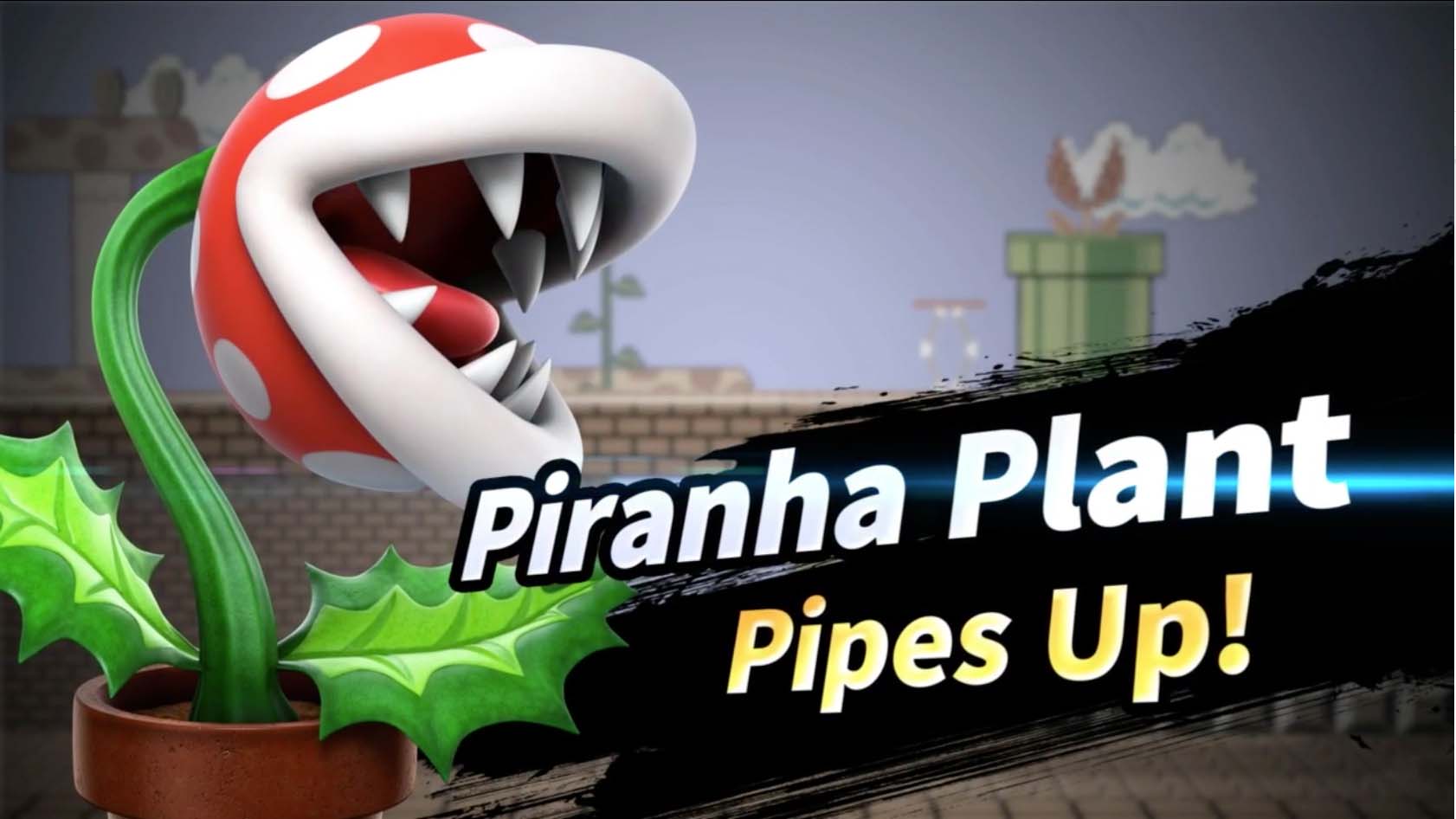 Super Smash Bros Ultimate Pirahna Plant